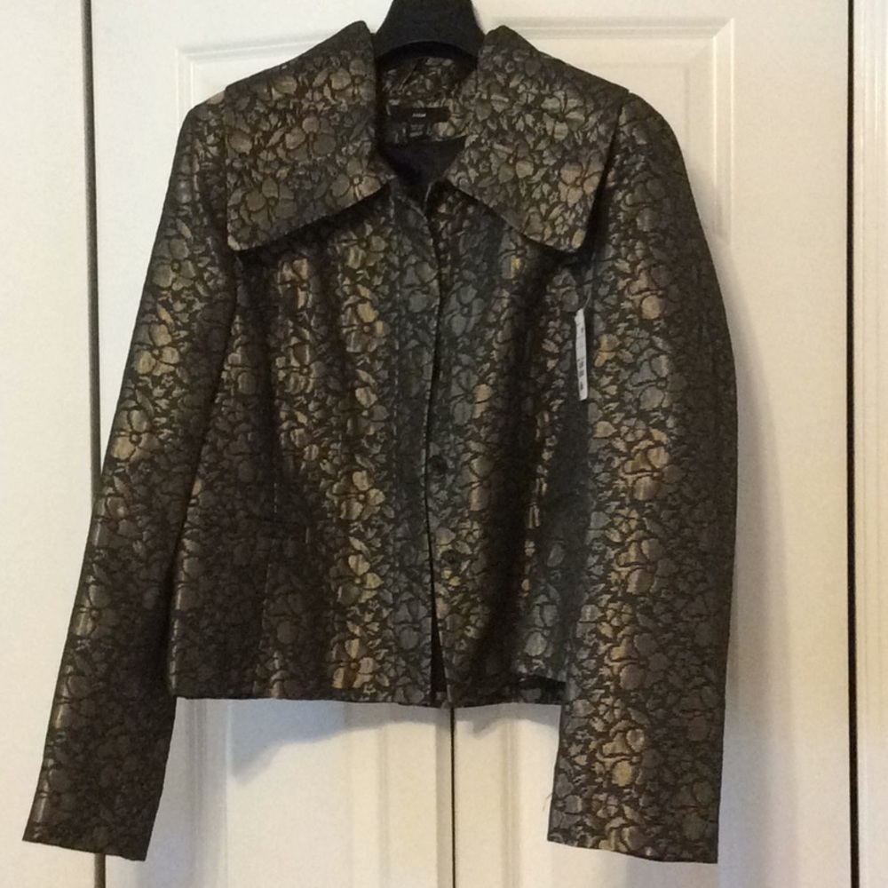 Textured formal blazer